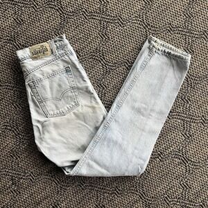 Vintage Levi's Silvertab Jeans Mens 31x30 Blue Straight Denim Distressed